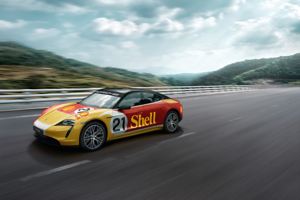 Porsche Shell high-speed charging network Singapore Malaysia
