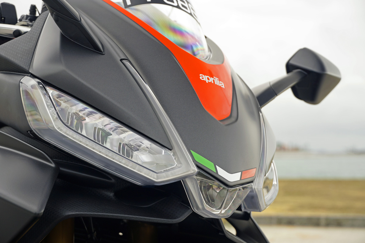 2021 Aprilia RS660 sportsbike headlights - Reviewed in Singapore 