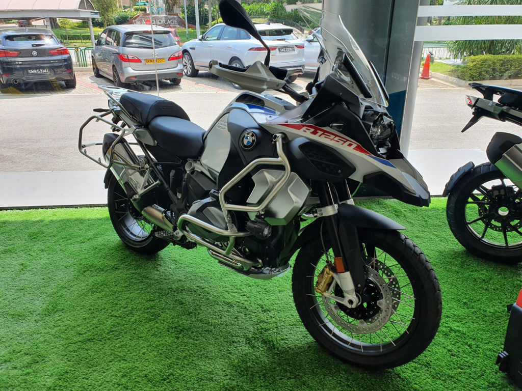 2021 BMW R 1250 GS Adventure in Rallye livery, motorcycle updated and on sale in Singapore