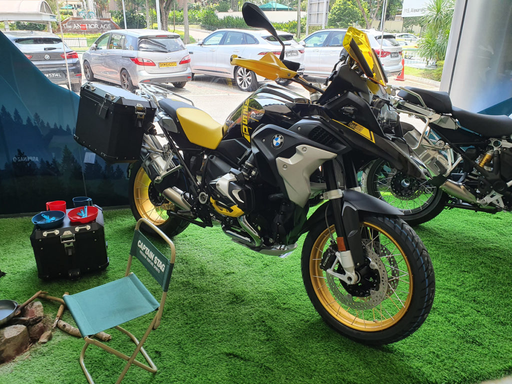 BMW R 1250 GS in GS 40th Anniversary livery - Singapore