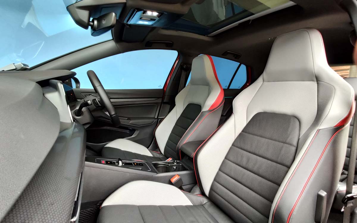 2021 Volkswagen Golf GTI cabin