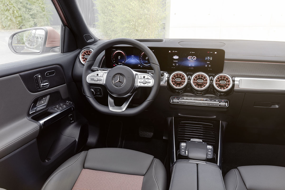 2021 Mercedes-Benz EQB interior 