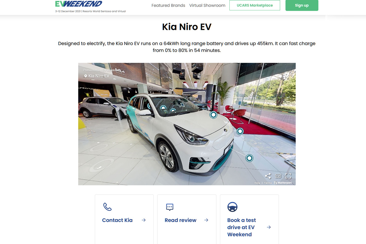 EV Weekend Singapore Electric Car Show 2021 - CarBuyer - Virtual Showroom