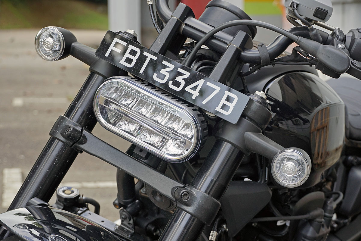 2022 Harley-Davidson Sportster S Review - CarBuyer Singapore - headlight 
